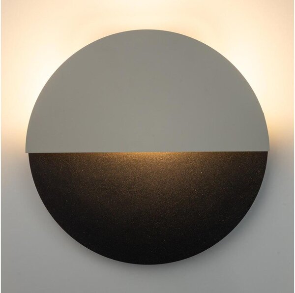 LED Nástěnné svítidlo LUNA LED/7W/230V pr. 36 cm černá/béžová