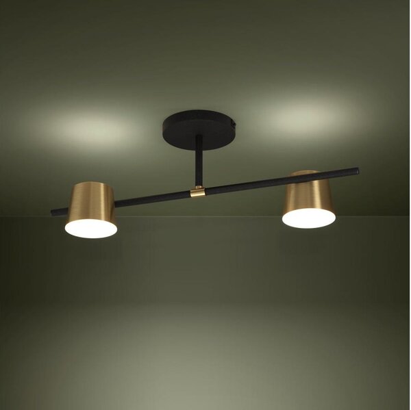 Eglo 39983 - LED Přisazený lustr ALTAMIRA 2xGU10/4,6W/230V 3000K zlatá