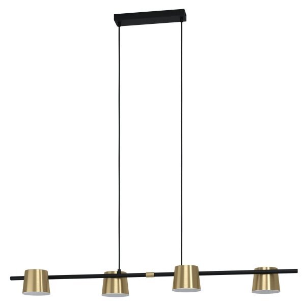 Eglo 39985 - LED Lustr na lanku ALTAMIRA 4xGU10/4,6W/230V 3000K zlatá