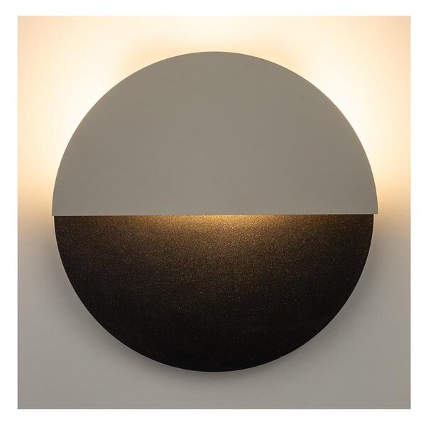 LED Nástěnné svítidlo LUNA LED/7W/230V pr. 26 cm černá/béžová