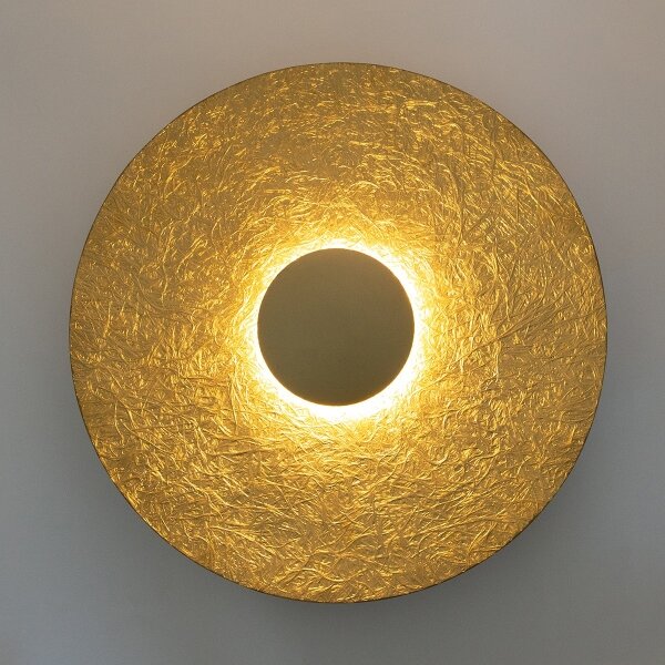 LED Nástěnné svítidlo SOLE LED/16W/230V pr. 65 cm zlatá