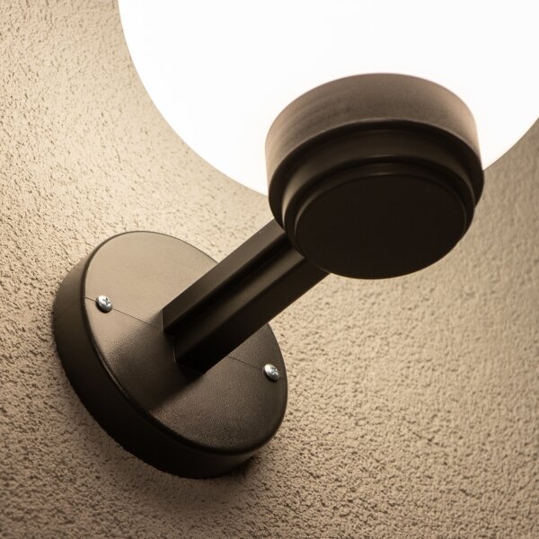 Brilagi -LED RGBW Ven nástěnné svítidlo HARBOR 1xE27/9W/230V IP33 antracit/bílá