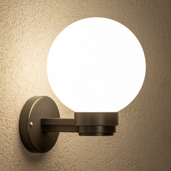 Brilagi -LED RGBW Ven nástěnné svítidlo HARBOR 1xE27/9W/230V IP33 antracit/bílá
