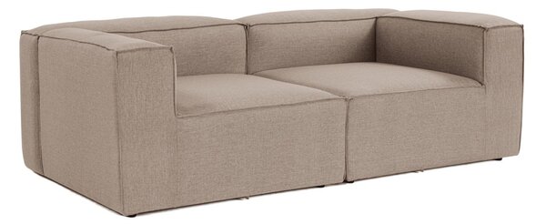 Hanah Home Dvoumístná pohovka Fora 248 cm hnědá