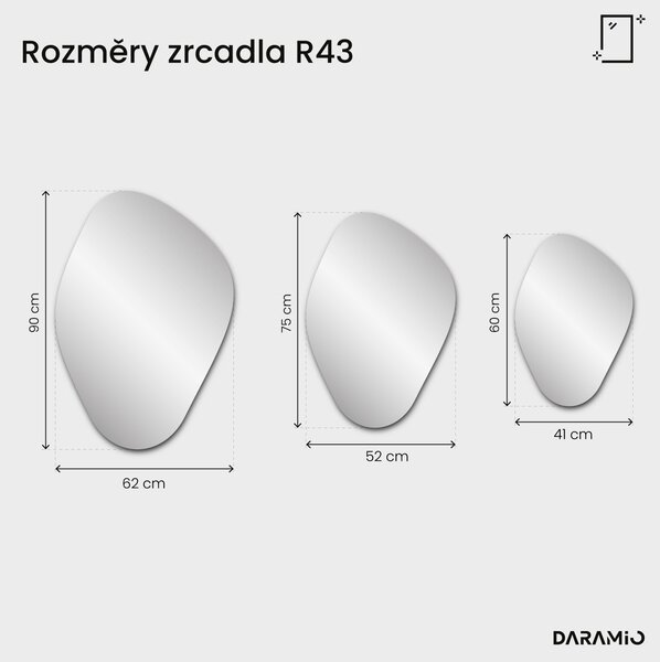 Zelené zrcadlo Pure R43