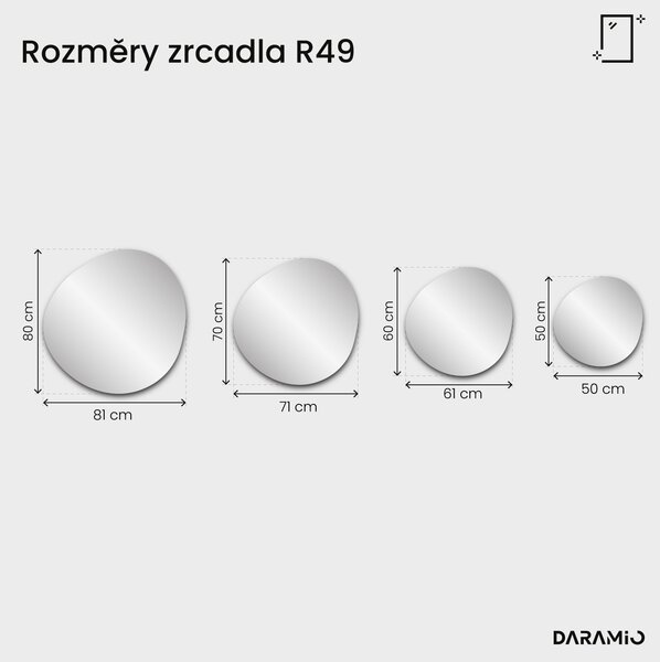 Modré zrcadlo Pure R49