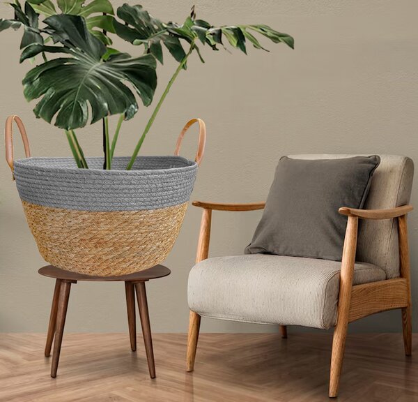 Tutumi Přírodní koš BOHO - sada 3 ks HOM-02810