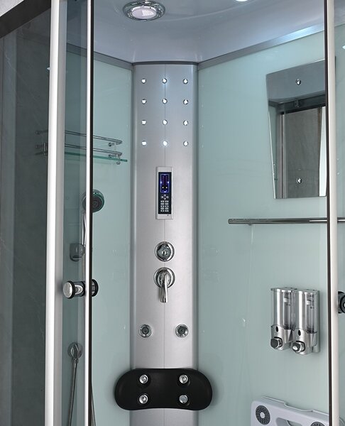 BPS-koupelny Hydromasážní box HYD-A04 120 L, 120x80 levý bez sauny
