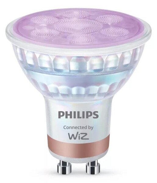 WiZ Smart LED 50W bodové světlo PAR16, 2× GU10 345lm 2200-6500K RGB
