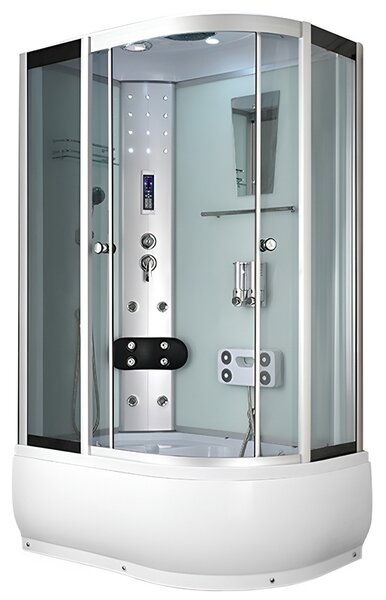 BPS-koupelny Hydromasážní box HYD-A04 120 L, 120x80 levý bez sauny