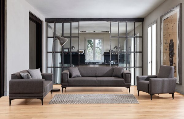 Hanah Home Dvoumístná pohovka Horizon 170 cm tmavě šedá