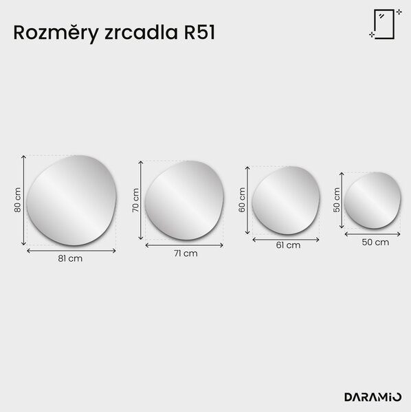 Zelené zrcadlo Pure R51