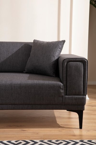 Hanah Home Dvoumístná pohovka Horizon 170 cm tmavě šedá