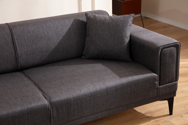Hanah Home Dvoumístná pohovka Horizon 170 cm tmavě šedá