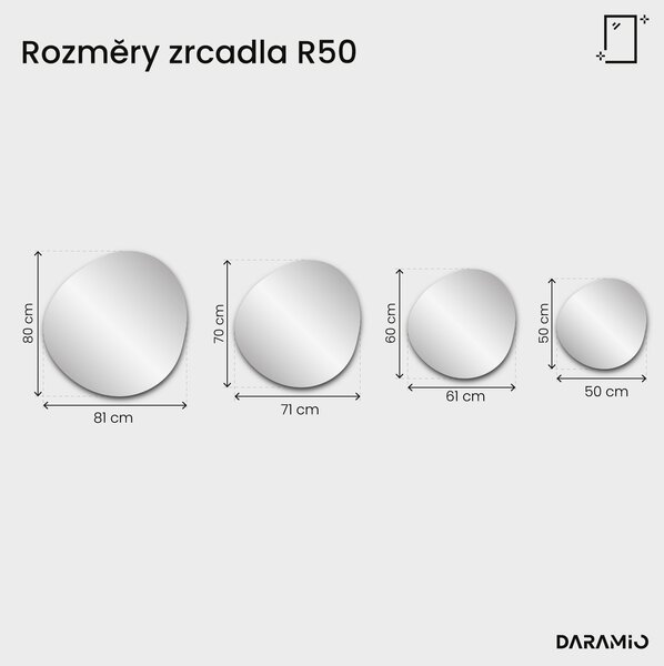 Zlaté zrcadlo Pure R50