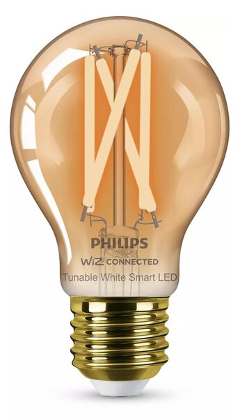 WiZ Smart LED Žárovka Filament oranžová 7 W (ekv. 50 W) 640lm 2000-5000K A60 E27