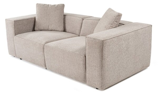Hanah Home Dvoumístná pohovka Lora 220 cm mocha