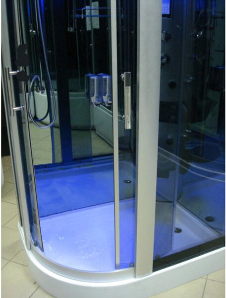 BPS-koupelny Hydromasážní box HYD-Michele 120 SA L, 120x85 levý se saunou