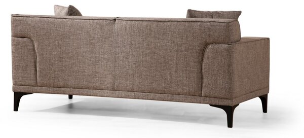 Hanah Home Dvoumístná pohovka Petra 163 cm béžovohnědá