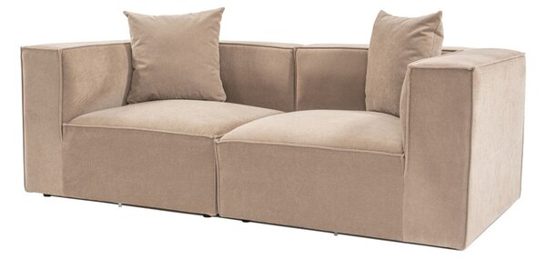 Hanah Home Dvoumístná pohovka Sora 220 cm cappucino