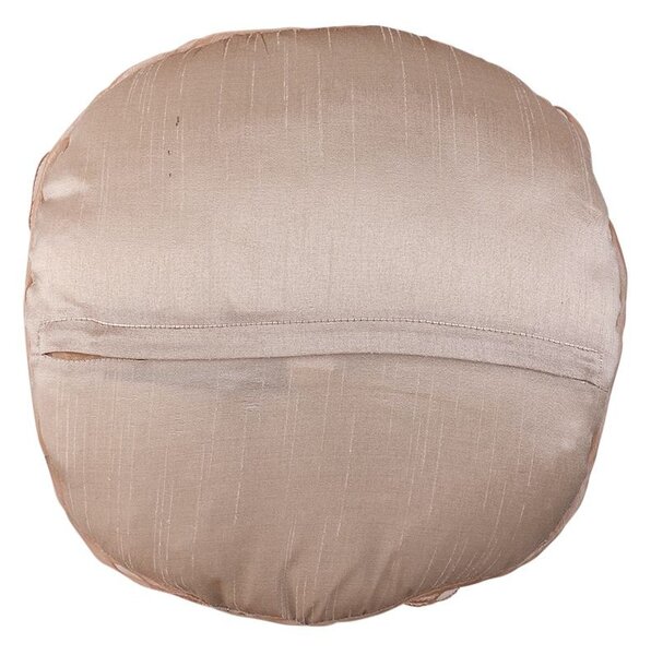 Béžový kulatý polštář ve tvaru květu Bella - Ø 40 cm - Mars & More