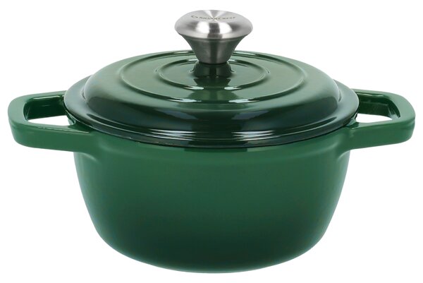 Silvercrest® Litinový hrnec Premium, Ø 16 cm (zelená) (100409320003)