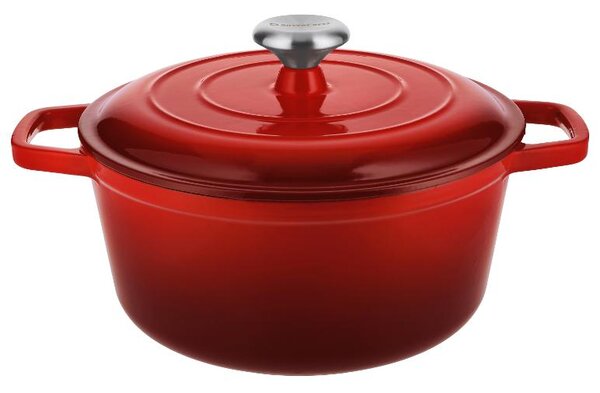 Silvercrest® Litinový hrnec Premium, Ø 26 cm (červená) (100409470003)