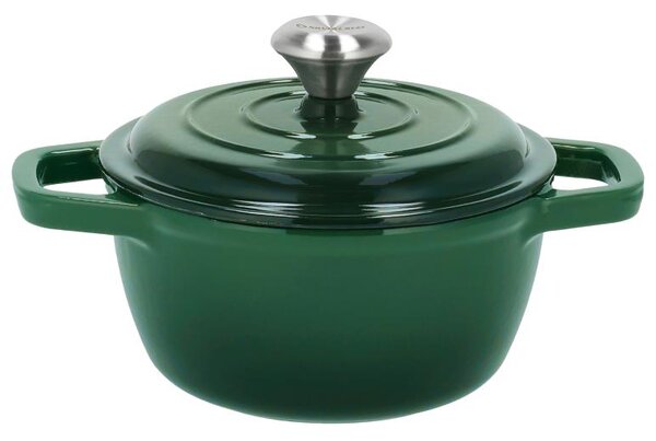 Silvercrest® Litinový hrnec Premium, Ø 16 cm (zelená) (100409320003)