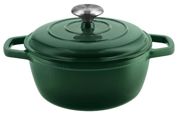 Silvercrest® Litinový hrnec Premium, Ø 21 cm (zelená) (100410308002)