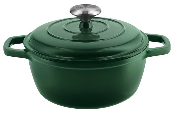 Silvercrest® Litinový hrnec Premium, Ø 21 cm (zelená) (100410308002)