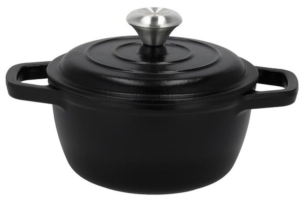 Silvercrest® Litinový hrnec Premium, Ø 16 cm (černá) (100409320001)