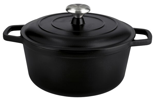 Silvercrest® Litinový hrnec Premium, Ø 26 cm (černá) (100409470001)