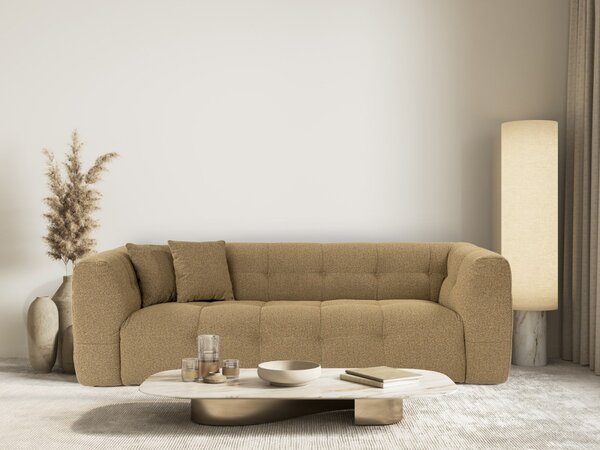 Hanah Home Třímístná pohovka Cady 235 cm khaki