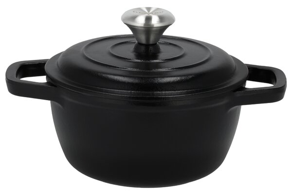 Silvercrest® Litinový hrnec Premium, Ø 16 cm (černá) (100409320001)