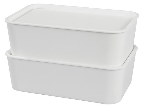 W5 Úložný box s víkem, 2,4 l, 4 kusy (100405373)