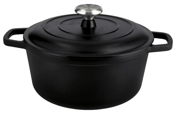 Silvercrest® Litinový hrnec Premium, Ø 26 cm (černá) (100409470001)