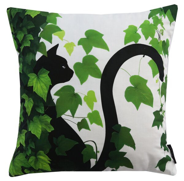 XPOSE® Set povlaků na polštář KOČKY A KYTKY (digitální tisk) 43x43 cm - set 4ks