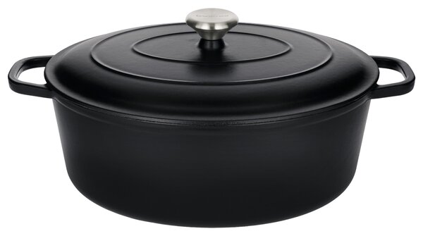Silvercrest® Litinový hrnec Premium, Ø 35 cm (černá) (100409304001)