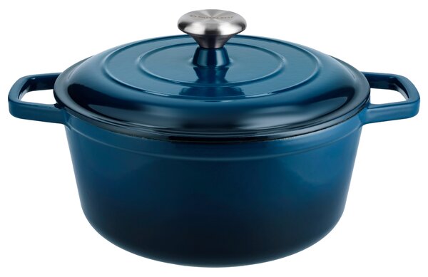 Silvercrest® Litinový hrnec Premium, Ø 26 cm (modrá) (100409470006)