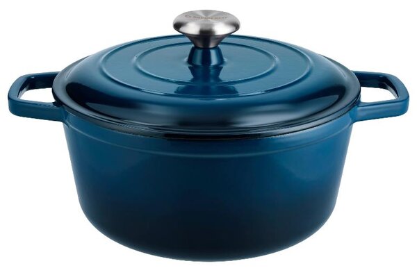 Silvercrest® Litinový hrnec Premium, Ø 26 cm (modrá) (100409470006)