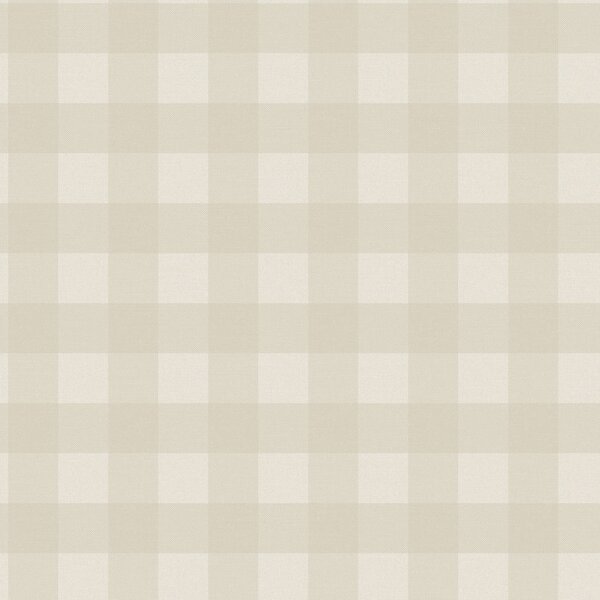Vliesová tapeta na zeď, béžová, kostka, káro, 9813-2, Essential Stripes, ICH Wallcoverings