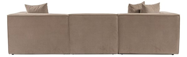 Hanah Home Třímístná pohovka Sora 325 cm cappucino