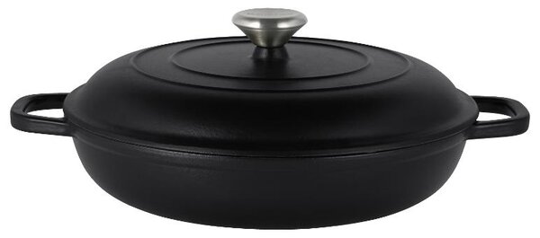 Silvercrest® Litinová servírovací pánev Premium, Ø 30 cm (černá) (100409626001)