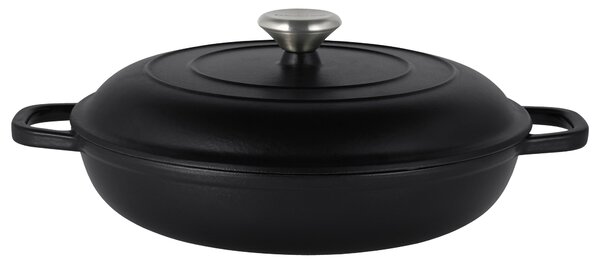 Silvercrest® Litinová servírovací pánev Premium, Ø 30 cm (černá) (100409626001)