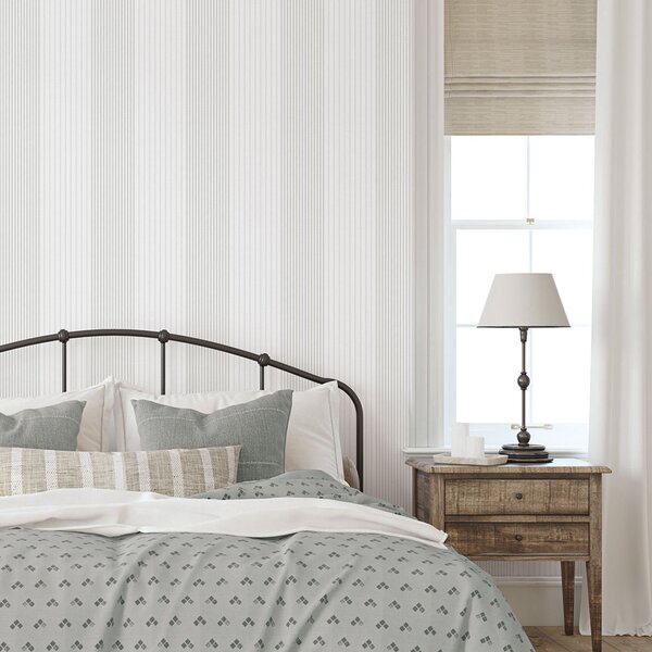 Vliesová tapeta na zeď, šedá, pruhy, 9811-3, Essential Stripes, ICH Wallcoverings