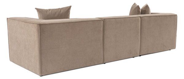 Hanah Home Třímístná pohovka Sora 325 cm cappucino
