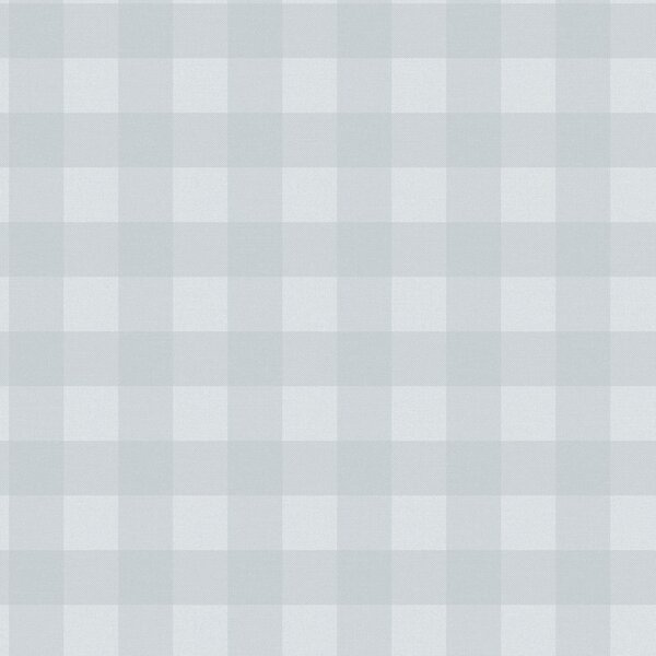 Vliesová tapeta na zeď, modrá, kostka, káro, 9813-4, Essential Stripes, ICH Wallcoverings, 0,53 x 10,05 m