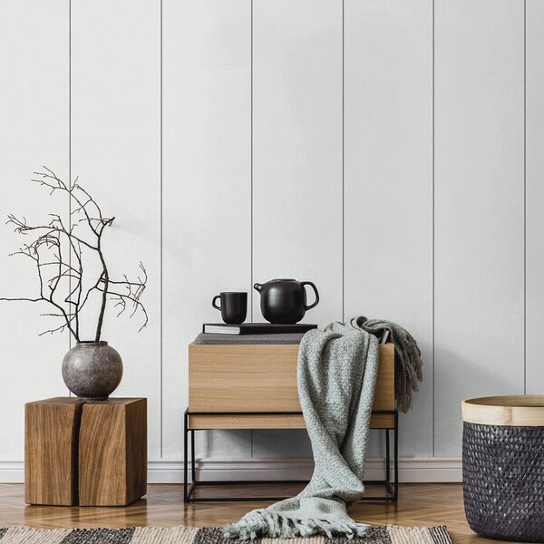 Vliesová tapeta na zeď, černá, pruhy, 9812-3, Essential Stripes, ICH Wallcoverings