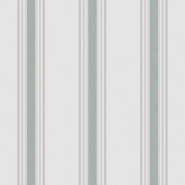 Vliesová tapeta na zeď, zelená, pruhy, 9810-4, Essential Stripes, ICH Wallcoverings