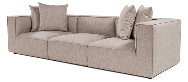 Hanah Home Třímístná pohovka Sora 325 cm pískově béžová